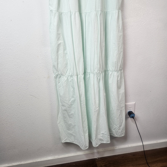 COS poplin cotton tiered maxi dress size 12 - Picture 5 of 12
